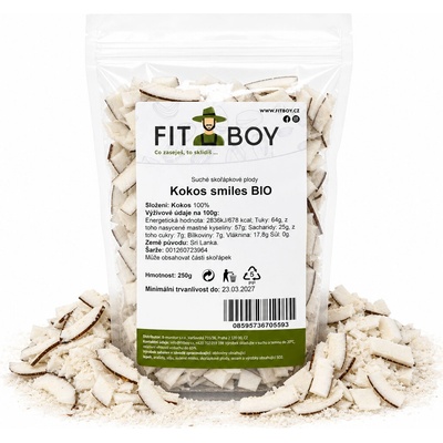 FITBOY Kokos smiles BIO 250 g
