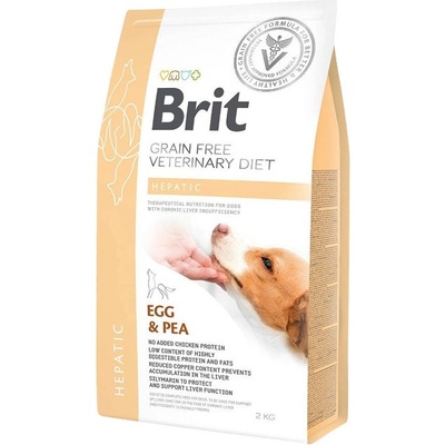 Brit Veterinary Diet Dog Hepatic Egg & Pea 2 kg