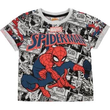 Character Юношеска тениска Character Short Sleeve T-Shirt Juniors - Spiderman