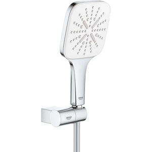 GROHE Rainshower SmartActive Cube - Комплект душ слушалка 130 9, 5 л/мин, 3 струи, държач и маркуч, лунно бяло 26588LS0 (26588LS0)