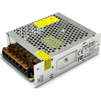 Napájací zdroj 24V, 4.2A - 100W, 129x99x40mm