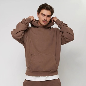 Urban Classics Мъжки суичър с качулка в кафяв цвят Urban Classics Hoody barkUB-TB4925-03467 - Кафяв, размер XS