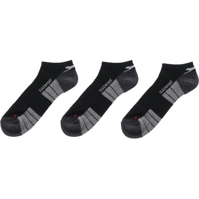 Slazenger Мъжки чорапи Slazenger 3 Pack Trainer Socks Mens - Black