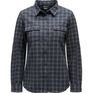Black Diamond Мъжка риза с копчета Black Diamond Project Twill L/S Shirt - Charcoal / Citron (033-3374-0112)