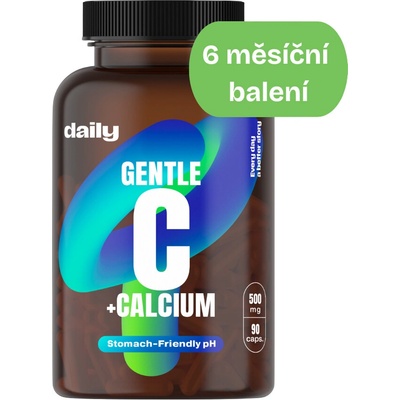 Daily Gentle C + Calcium 180 kapslí