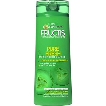 Garnier Fructis Fresh Shampoo posilňujúci šampón pre normálne a rýchlo sa mastiace vlasy 400 ml