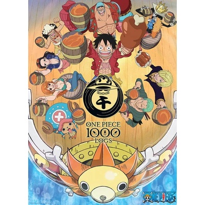 GB eye Мини плакат GB eye Animation: One Piece - 1000 Logs Cheers (ABYDCO797)