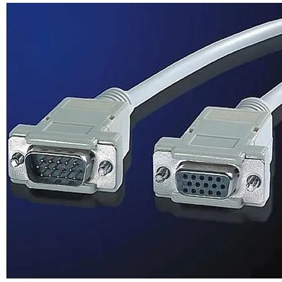 Roline Monitor extension cable 15F/15M, 1.8m, used (11.99.6518)