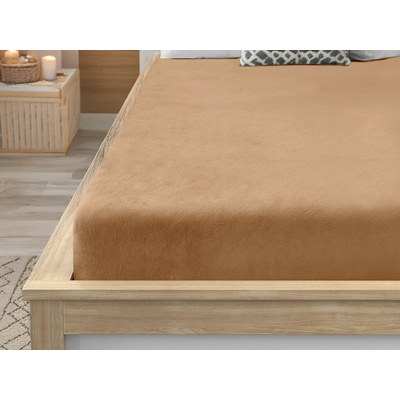 Textilomanie Prostěradlo mikroplyš Soft béžové 90x200