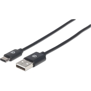 Manhattan Кабел „Манхатън - usb 2.0 тип a към тип c, 0, 5 м, черен 354912 (354912)
