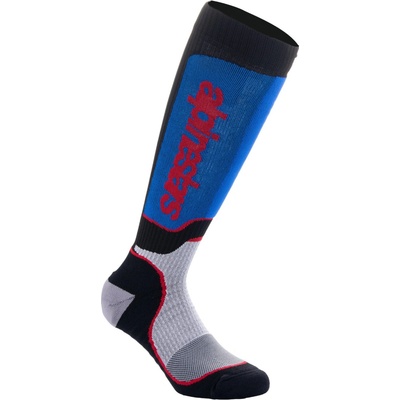 Alpinestars ponožky MX PLUS 2025 podkolienky black/red/blue/gray