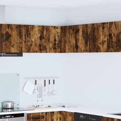 vidaXL Кухненски шкаф с рафт Димян дъб 57 x 57 x 40 см Инженерно дърво (885310)