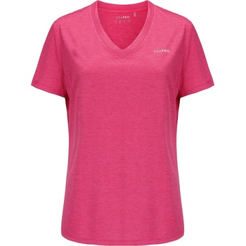 Image 1 of USA Pro Дамска тениска USA Pro Tech V Tee Ladies - Bright Pink