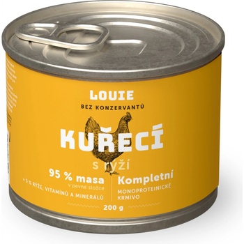 Louie Dog Kuracie s ryžou 200 g