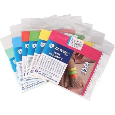 Identifikační náramek, 3/4", tyvek, světle modrý, VICTORIA OFFICE 100ks – Sleviste.cz