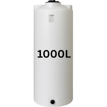 MAVIL Резервоар за питейна вода mavil, цилиндричен вертикален 1000 л (бял) (3-1000)