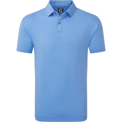 FootJoy Heather Self Collar pánské triko světle modré