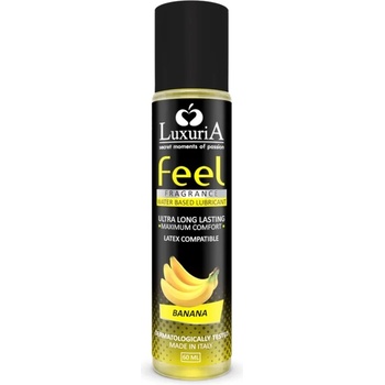 Лубрикант с аромат на банан, дълготраен - Luxuria Feel 60ml (D-224123)