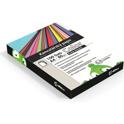 Alza Color A4 šedý 80g 100 listů