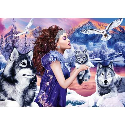 Bluebird Puzzle - Puzzle Wolf Queen - 1 000 piese