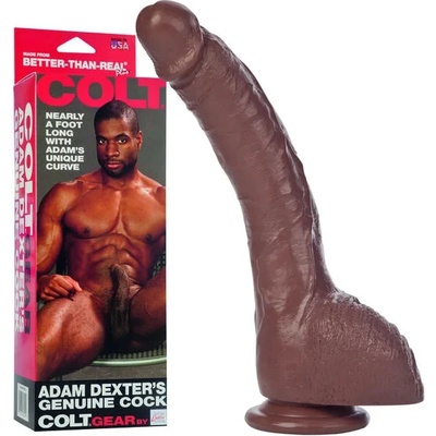 Реалистично дилдо, мощна вендуза и извивка, 21, 5см. - Adam Dexters Cock (D-223806)