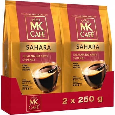 MK Cafe Mletá káva Sahara 2 x 250 g