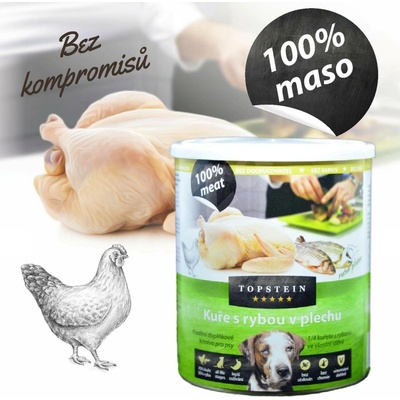 Topstein Farm Fresh Kuře s rybou 800 g