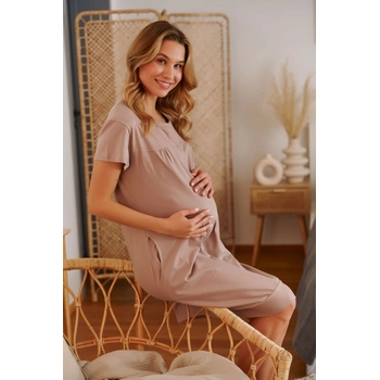 Nočná košeľa na dojčenie 4348 Maja Beige