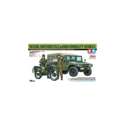 Tamiya JGSDF Recon Bike & HMV 1:35