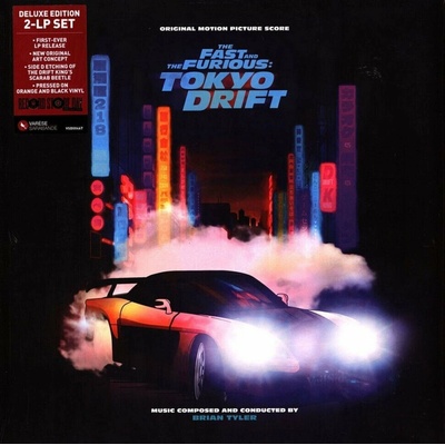 BRIAN TYLER - Fast & The Furious - Tokyo Drift - Original Soundtrack) (Orange Black Vinyl) (Side D Stencil) (RSD 2022) LP