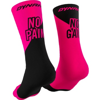 Dynafit No Pain No Gain Socks pink glo/black out