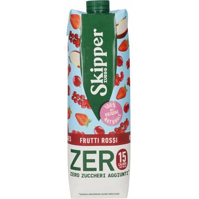 Zuegg Skipper nápoj s červenými bobuľami bez cukru 1 l