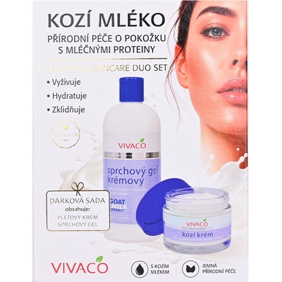 VIVACO Darčeková kazeta kozmetiky s kozím mliekom