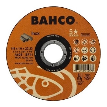 Bahco Kotouč řezný 115 x 1.0 mm A60S BA-3911-115-T41-I