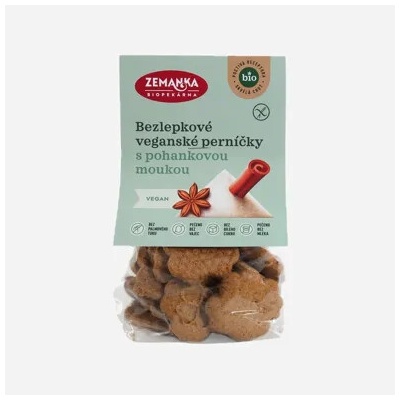Biopekárna Zemanka Veganské perníčky s pohankou Bio 6 x 100 g