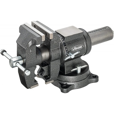 Dielenský zverák s otočnou základňou, 150mm - V6150N