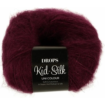 Drops Kid Silk UNI Colour 69 červená řepa