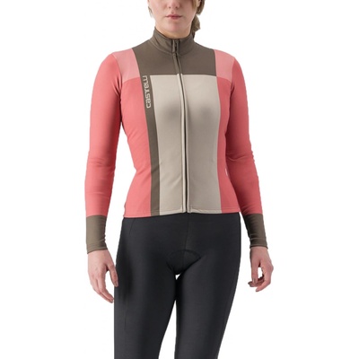 Castelli Unlimited Themtal LS W Mineral red/Clay