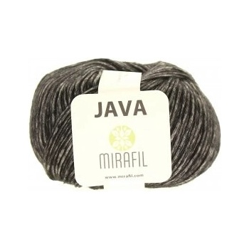 Mirafil Příze Java 002 - černá melange