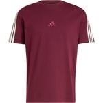 adidas Мъжка тениска adidas Adidas Kit 3-Stripes Regular T-Shirt - Maroon / Off White (217-0472-0312)