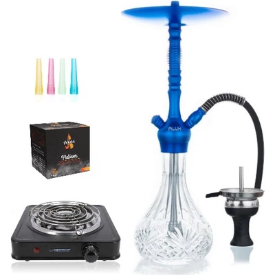 Aladin Alux M5 Blue 54cm Shisha SET