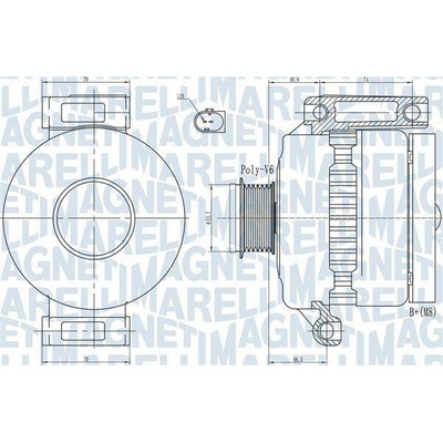 Generátor MAGNETI MARELLI 063731923010