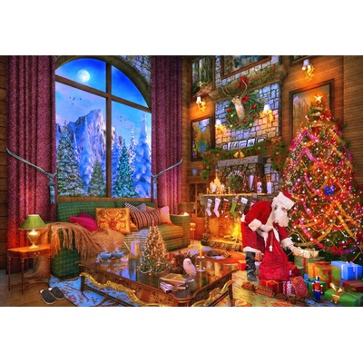 Bluebird Puzzle - Puzzle Davison: Christmas Lodge - 1 000 piese
