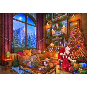 Bluebird Puzzle - Puzzle Davison: Christmas Lodge - 1 000 piese