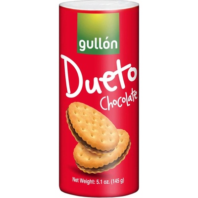 Gullón Duo Chocolate sušenky plněné čokoládovým krémem 145 g