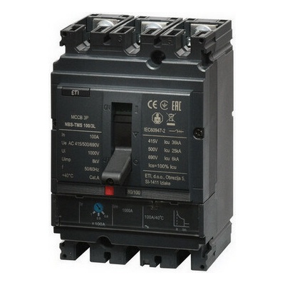 ETI NBS-TMS 100/3L 100A 3P 004673007
