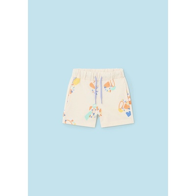 Mayoral Kraťasy teplákové DOGS béžový melír BABY