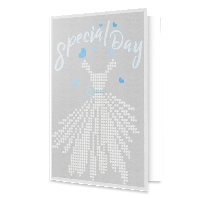 Diamond dotz Специален ден - диамантена картичка ddg. 008