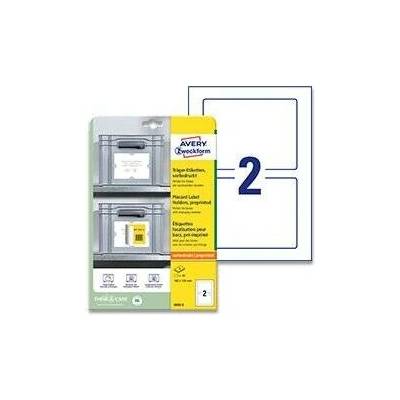 Avery Zweckform 8002-5 etikety pro průmyslové boxy 160 x 120 mm 10 etiket bílá