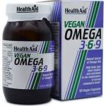 HEALTHAID Хранителна добавка Омега 3-6-9, Health Aid Vegan Omega 3-6-9 60caps